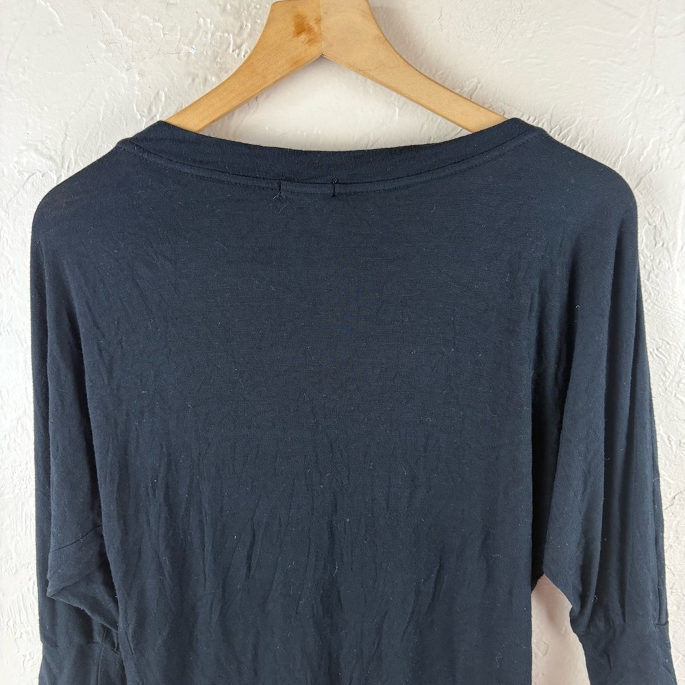 Zenana Outfitters Black Tee Dolman Sleeves Womens size medium - Picture 6 of 7